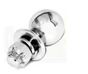 Kit Para Engate Reboque Bola Capa Aco Inox Tomada Cromada