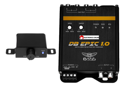 Nano Epicentro Restaurador De Bajos Db Bass Epic 1.0 Mini