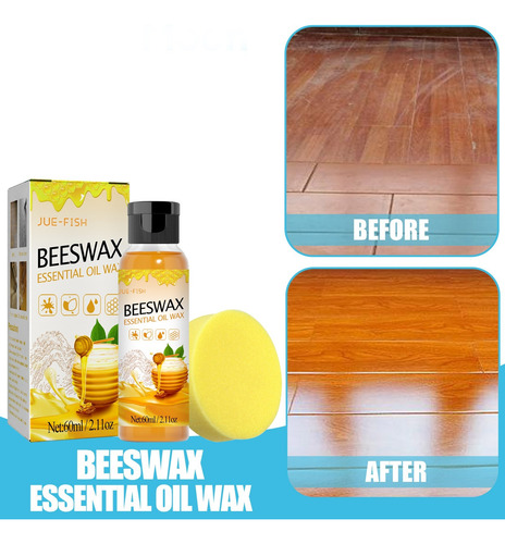 Cera De Abeja Natural H 9004 Para Pulir Muebles E Impermeabi