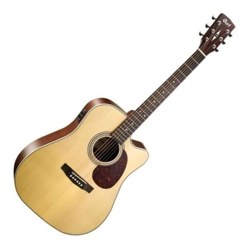 Violão Folk Cort Mr600f Ns Eletroacústico