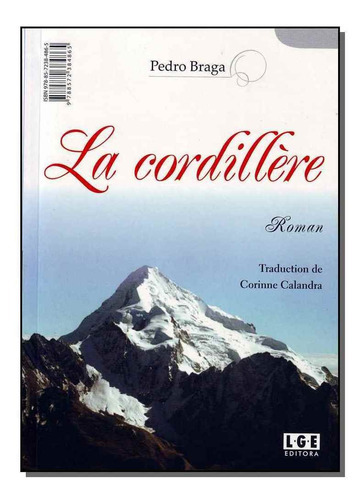 Cordilheira, A, De Braga, Pedro. Editora Ler Editora(antiga Lge) Em Português