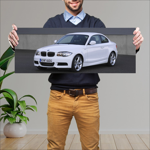 Cuadro 30x80cm Auto 2008 Bmw 1 Series Coupe M Sp 579