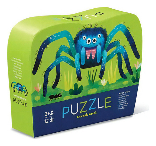Puzzle Señor Araña 12 Pzas Rompecabezas Mr Spider Croco Ed