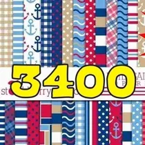 Comprar Kit Scrapbook Actualizado Papeles Marinero + 3400 Imagenes 4