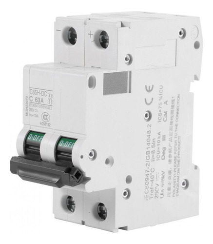 I Interruptor Solar Interruptor De Circuito 2 Polos Breake