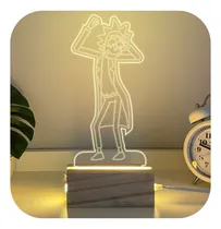 Comprar Luminária De Mesa Abajur Morty Rick Morty Decoração Enfeite