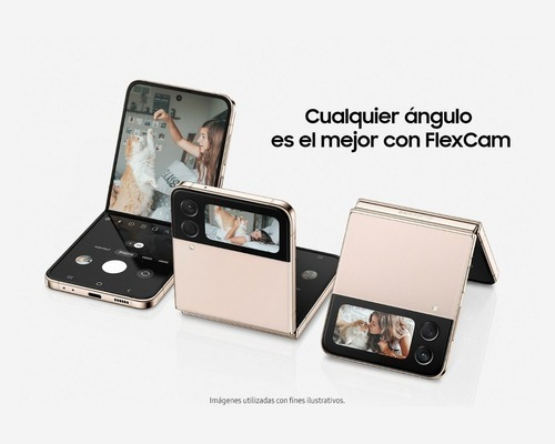 Celular Samsung Galaxy Z Flip 4 256gb + 8gb Ram 120hz Gris Gray - Bueno (Reacondicionado)