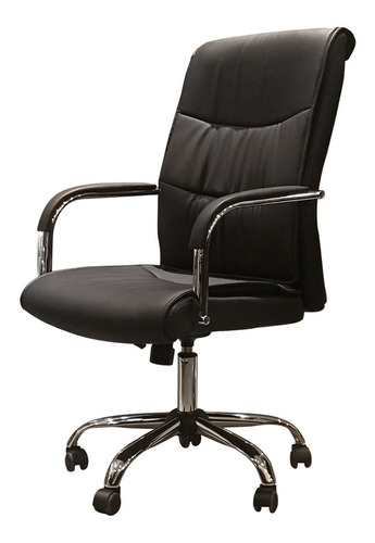 Sillón Ejecutivo Gerencial Cromado Alto Silla Oficina Escritorio Pc Codf52 - Tisera