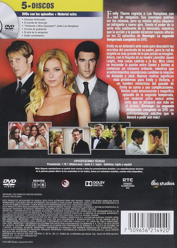 Revenge Segunda Temporada 2 Dvd