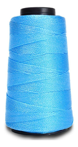 Linha Seda Polipropileno Liza Grossa 500m Tricô Crochê Moda Cor Céu