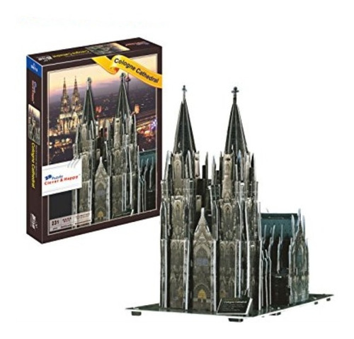 Rompecabezas 3d Catedral De Colonia Alemania - 3d Puzzle