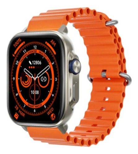 Smartwatch Reloj Udfine Watch Gear Alexa Llamadas Naranja