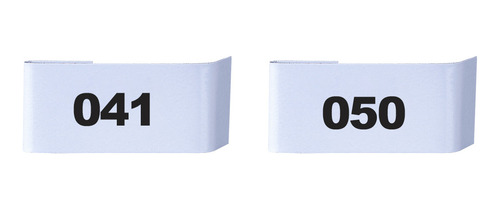 Placa Para Numeração De Gaiolas - 41 Ao 50