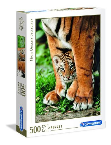 Cachorro Tigre De Bengala Asia Rompecabezas 500pz Clementoni