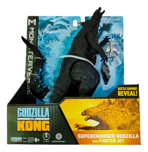Godzilla Vs Kong Playmates; Supercharged Godzilla
