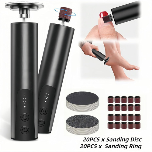 Recargable Removedor Callos Pedicure Exfoliante Lima Pies