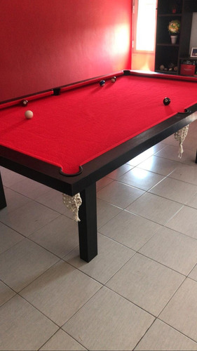 Mesa De Pool Profesional+accesorios+tapa Ping Pong+embalaje!