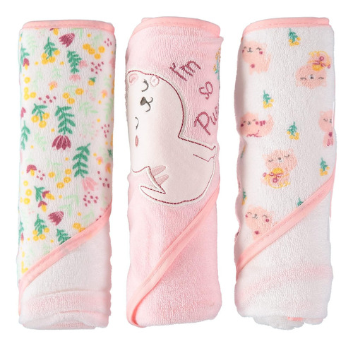 Rene Rofe Baby Toallas Con Capucha De La Colección Bed & Bat