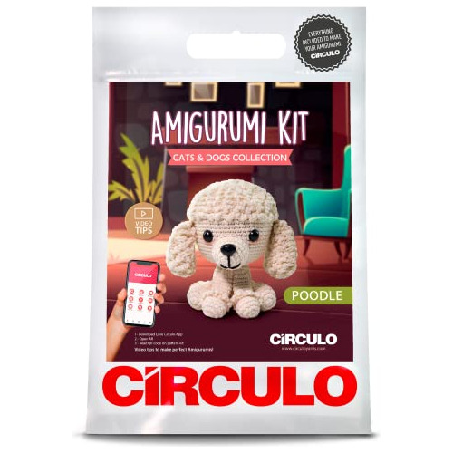 Círculo Amigurumi Crochet Kit Cats & Dogs All Included...