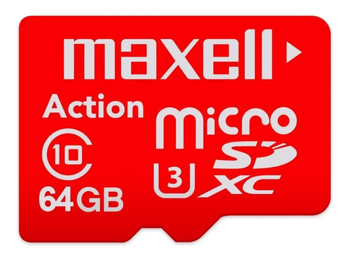 Maxell Memoria Mcsd 64gb Action Pro Class 10