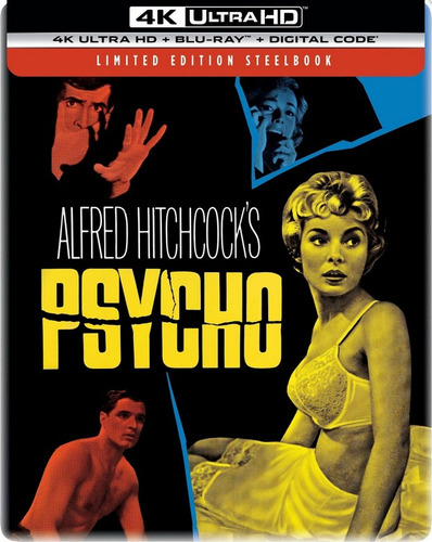 4k Ultra Hd + Blu-ray Psycho / Psicosis / Steelbook