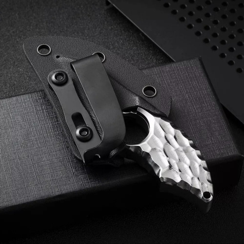 Faca Garra Edc Fulltang 4.5mm Aço Vg10 Com Bainha Em Kydex