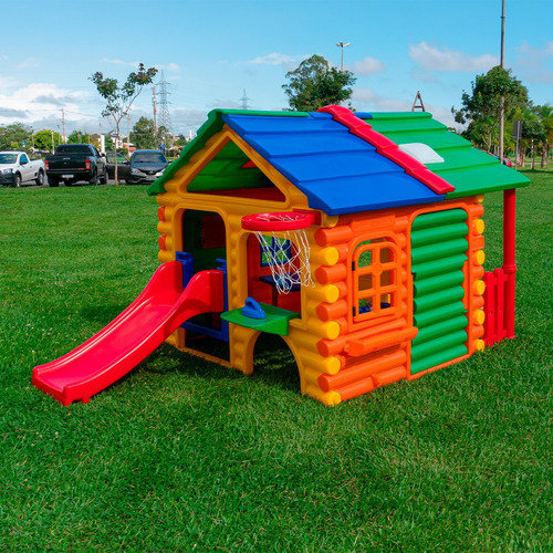 Casinha De Brinquedo E Boneca Infantil Gran Chalé Freso
