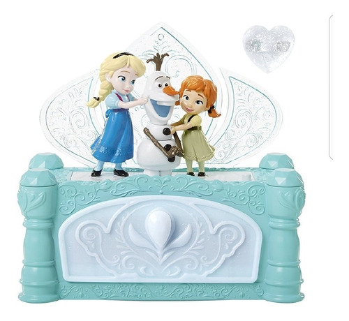 Joyero Frozen Disney Anna Elsa Original Olaf Animado Remate