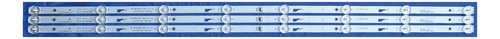 Kit Tiras Leds Compatible Con: Jvc Si43fs (3t 8led) Nuevo.