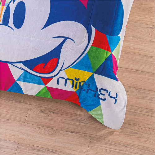 Cobertor Mickey Colors 2da Vista Azul Concord Mat/ind Azul