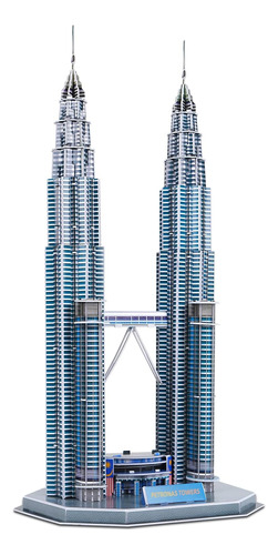 Rompecabezas 3d Para Adultos Y Niños, Petronas Twin Towers C