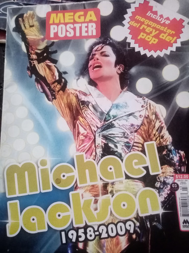 Michael Jackson En Revista Mega Poster No. 3 Septiembre 2009