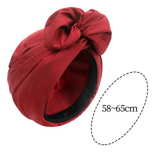 ( Cabeza De Mujer Turbante Sombrero Nudo Capó Gorras Ligero