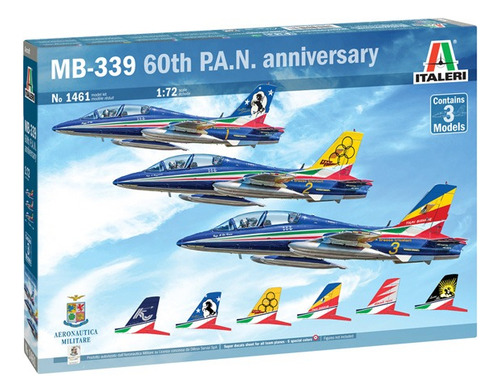 Mb-339 60th P.a.n. Anniversary 1/72 Kit Italeri 1461