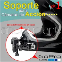 Comprar A64 Soporte De Casco Gopro Original !! Camaras Accion Kit 1