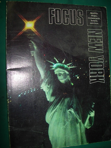 Folleto Publicidad 48 Pg. Focus New York Usa Decada Del 80