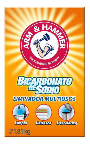 Bicarbonato De Sodio Multiusos Arm & Hammer 1.81kg