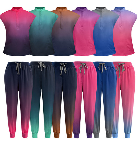 Conjuntos De Exfoliación Uniforme Para Enfermera Femenina, B