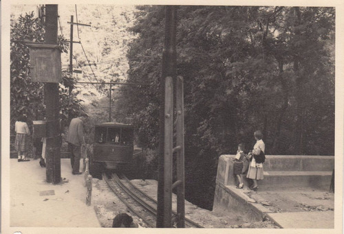 1949 Brasil Fotografia Tren Cremallera San Silvestre En Rio