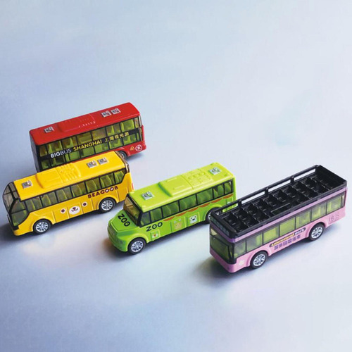 4 Pçs Crianças Diecast Metal Carro Brinquedo Turismo