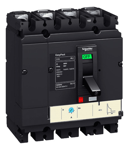 Interruptor Schneider Cvs160b 4x125a 25ka 125amp Lv516312