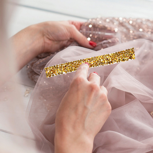 A Cintas Adhesivas Con Diamantes De Imitación Con Diamantes