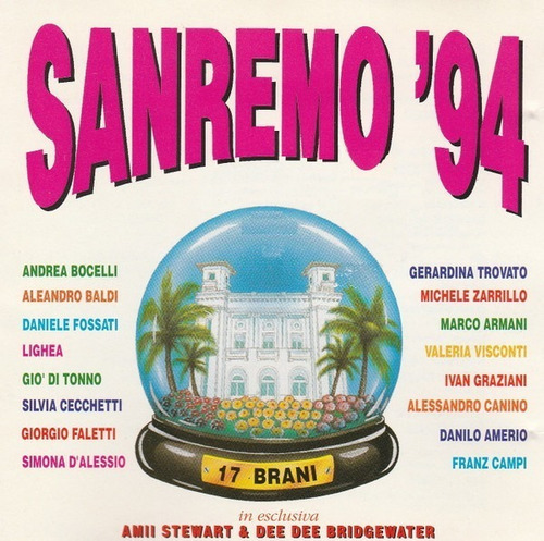 San Remo 1994 Baldi Fossati Bocelli Visconti Campi Cd Pvl 