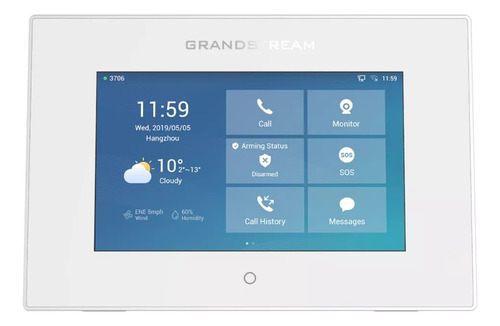 Grandstream - Monitor Ip Tactil Gsc3570 Wi-fi Para Gds3710