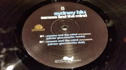 Sydney Blu Senses And The Mind Vinilo Maxi Uk 2008