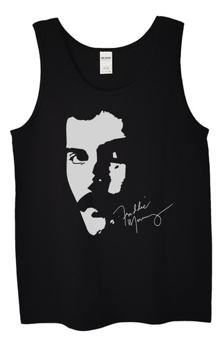 Polera Musculosa Queen Freddie Mercury Face Rock Abominatron