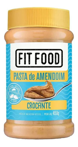 Pasta De Amendoim Crocante Fit Food 450g (6 Und)