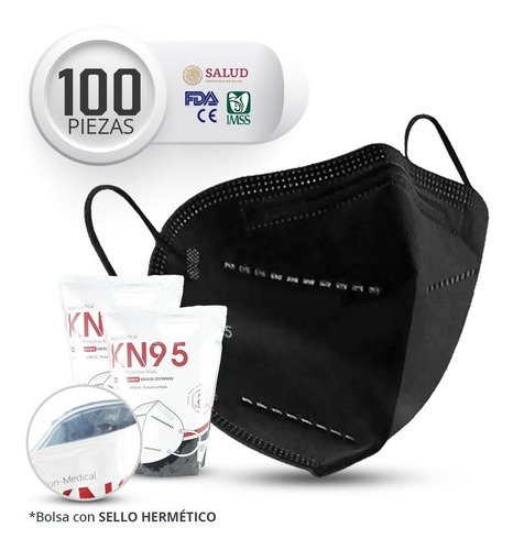 Imagen 10 de 10 de Cubrebocas Kn95 Tapabocas 5 Capas Protección ¡súper Cómodas!