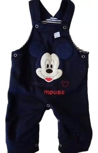 Conjunto M Mouse  Algodon Niño Bebe Enterizo Overol