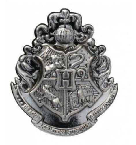 Harry Potter Hogwarts Crest Pewter Lapel Pin Nuevo